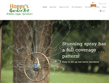 Tablet Screenshot of hoppysgardenart.com